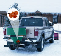 VIBCO DC-60 Sandbuster on Tailgate Spreader Plow Truck